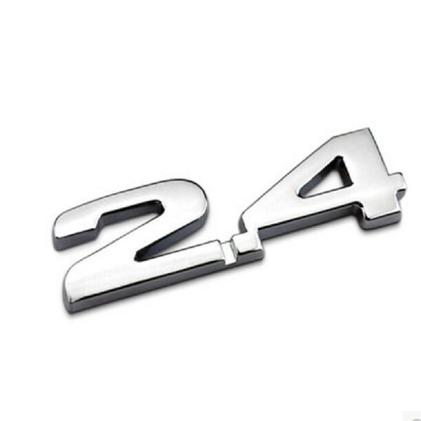 3D емблема "2_4" - метал хром 30090 фото