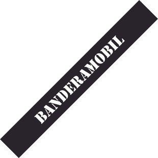Cолнцезащитная наклейка на лобовое стекло BANDERAMOBIL 200128 фото