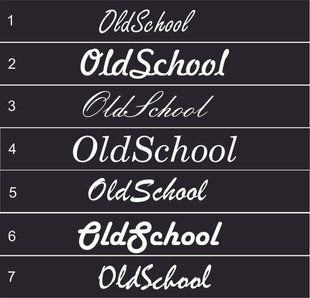 Солнцезащитная наклейка на лобовое стекло Old School старая школа 200143 фото
