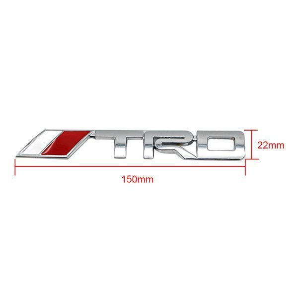 3D емблема TRD на решітку радіатора - хром 30032 фото