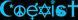 Виниловая наклейка COEXIST 29х7 см 20171 фото 6