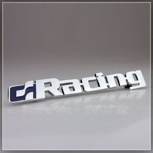 3D эмблема "Racing" на решётку радиатора 30025 фото