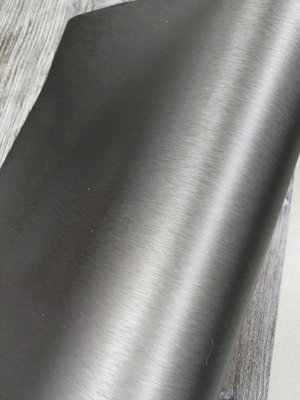 Плівка шліфований тесаний алюміній темносерый: 40 х 152 см 100673 фото
