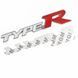 3D эмблема TypeR - белая 30054 фото 2