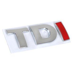 Эмблема "TDI" Volkswagen Golf Jetta Passat MK4 MK5 MK6 Skoda (7P6 853 675 A 739) 301067 фото