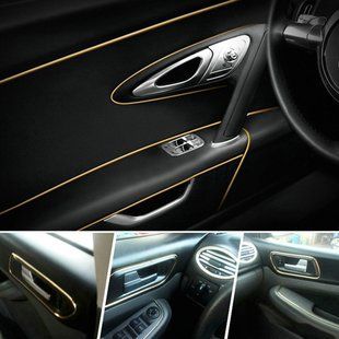 Декоративний кант для інтер'єру автомобіля - золото 501063 фото