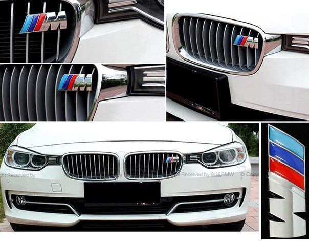 3D эмблема BMW "///M" на решетку радиатора 30036 фото