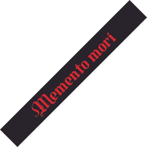 Сонцезахисна наклейка на лобове скло Memento mori 200112 фото