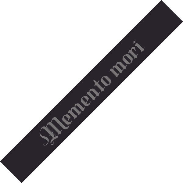 Сонцезахисна наклейка на лобове скло Memento mori 200112 фото
