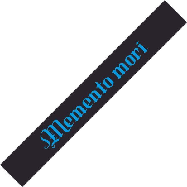 Сонцезахисна наклейка на лобове скло Memento mori 200112 фото